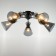 Svetogor chandelier "Shadow" 5x60W E27 chrome 65x65x22cm