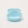 Double plastic bowl 2 x 160 ml, 24 cm x 11.5 cm x 3 cm, blue