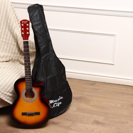 Набор гитариста Music Life ML-60A SB: гитара, чехол, струны, ремень, каподастр, тюнер-10