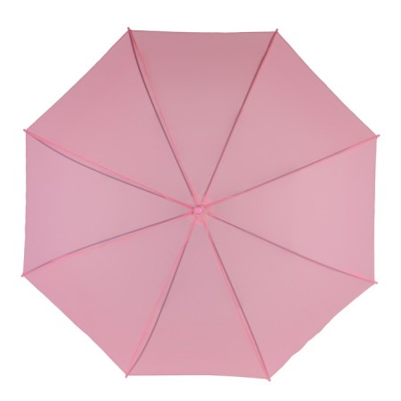 Umbrella - semi -automatic cane "plain", 8 spokes, r = 47 cm, pink color-6