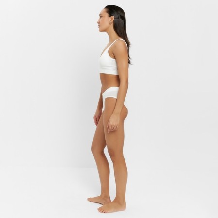 Female set (top, panties) color white, size 42-44-1