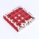 Box for sweets 16 pcs, 17.7 x 17.7 x 3.8 cm "Santa Claus, snowmen"