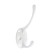 Hook furniture tundra TKD002 Light, two -rod, white, 4 pcs TMP