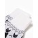 Women's woolen socks "cat", gray color, rr 25-27