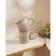 A set of mugs of ceramic SL Home "Monty", 400 ml, brown color