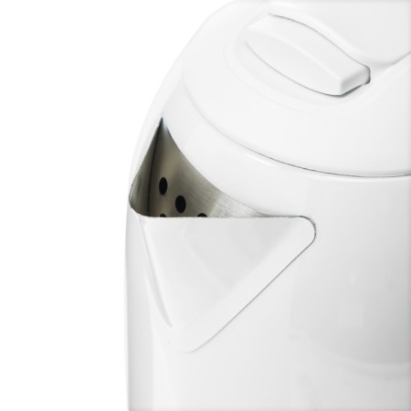 Electric Dobrynya kettle DO-1214, Metal, 2 l, 2000 watts, white with blue colors-1
