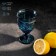 Magistro glass glass "Largo", 260 ml, blue color