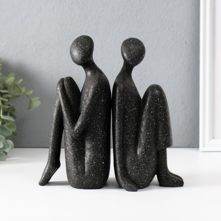 Polystone souvenir "close - far" black set 2 pcs 9x19x19.5 cm-8