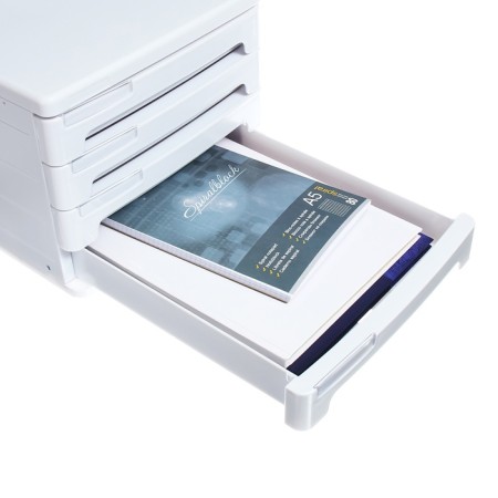 File-cabinet 4-sequent plastic Erichkrause "Classic", white-5