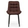 Boston chair Velutto 24, chocolate