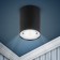 Lamp 1x50W GU10 80x80x10 cm, black/chrome