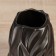 VAZA Ceramics Table "Grayem" D-7 cm, 17.5x10 cm, black