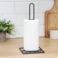 Standing for paper towels of the deed, 13.5 × 15.5 × 29 cm, black color