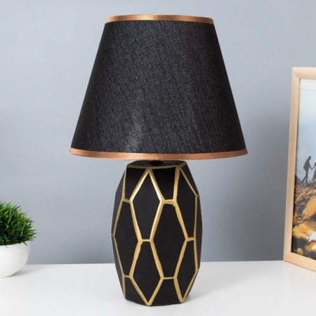 Santano table lamp E14 40W Black-Golden 20x25x39 cm