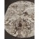 Oval carpet Karmen Hali Quantum, size 78x150 cm, color Brown/Brown