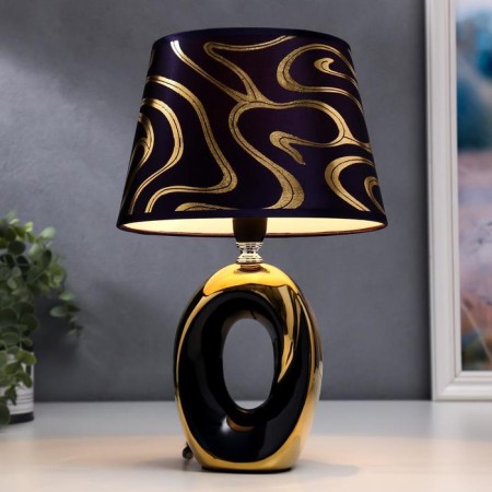 Table lamp 36652/1 E14 40W Violet-golden H32.5 cm Risalux-1