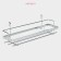 Regiment for the railing of the Dolyan, 38 × 9 × 11.2 cm, chrome color