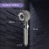 Shower watering can Zein Z3550, D = 80 mm, 3 modes, with massage cloves, button "Stop", graphite