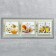 Carty clock, series: kitchen, "Honey Fantasy", 35 x 100 cm