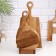 A set of cutting boards from an oak "Fantasy" with a stand, 3 pcs