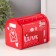 Casket metal mailbox "Love" red 13.3x8x9.5 cm