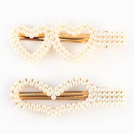 Hair clips "You are beautiful", 2 pcs, 7 x 2.5 cm-3