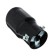 Duffer for a muffler 13.5 × 7.5 cm, planting 60 mm, beveled, black glossy