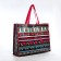 The bag is economic on the button, the color of raspberry/multi -colored