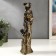 Souvenir Polystone "African Family" outfit with mirror mosaics 30.5x7.5x10.3 cm