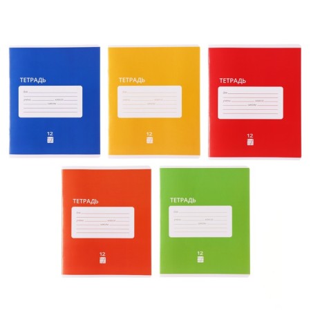 Notebook 12 sheets in the slanting line is a plain "Classic Intensive", cover coated paper, VD-LK, OFSET Block, MIX