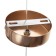 Lamp Bayerlux "Olyms" 1xLED 18W gold 18x2x20-210 cm