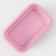 A folding container with a lid of the Costa, 500 ml, 16 × 10 × 6 cm, pink color