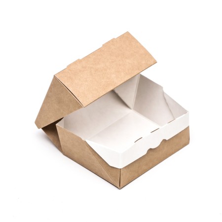 Folding box, with a window, craft, 9 x 7 x 4 cm-3
