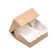 Folding box, with a window, craft, 9 x 7 x 4 cm