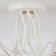 Betty chandelier, 8x40W E27, white color