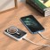 External battery Hoco Q10A, 10,000 mAh, Type-C, 2 A, wireless charging, white