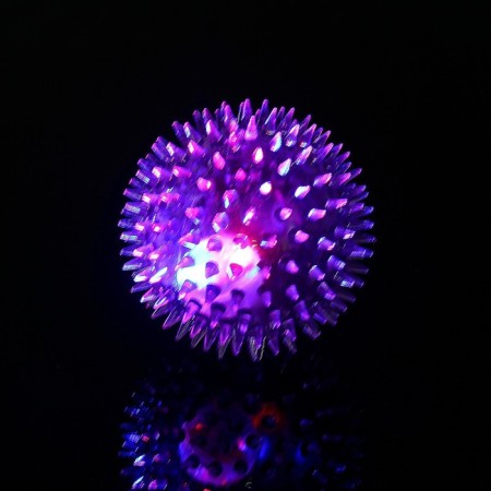Ball "Hedgehog", light, with a squeak, Mix color-1