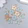 Decor for creativity Metal, enamel "Star Kant" Blue 1.7x1.3 cm