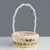A set of wicker baskets from 3: D20 H 8/27; D17 H 7 H 25; D13 H 6 H 21 cm. (Ratan)