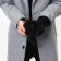 Gloves male, dimensionless, with insulation, black color