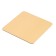 The substrate is reinforced, square, gold - coffee, 20 x 20 cm, 3.2 mm
