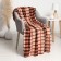 Ireland blad 100x150cm, brown, fleece 150g/m, PE100%