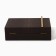 Leather jewelry box, 23 x 16 x 7 cm
