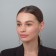 Hanging earrings with the rhinestones "celebrity" 5 threads, white color in gold, 9.5 cm