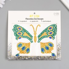 Stick plastic rhinestones 