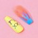 Follow nails “Trend”, 24 pcs, adhesive plates, almond shape, matte beige/yellow color