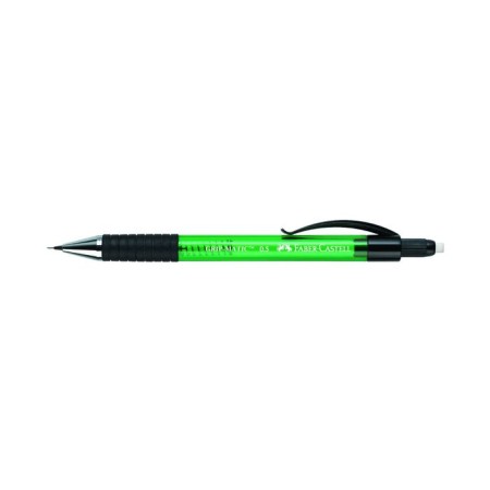 Mechanical pencil 0.5 mm Faber-Castell Grip Matic 1375 with an eraser, green