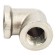 STOUT SFT-0014-000014, 1/4 ", internal/internal thread, nickelled brass