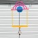 A set of bird toys (bath, feeder, mirror, swing, ladder), 35 x 28 cm