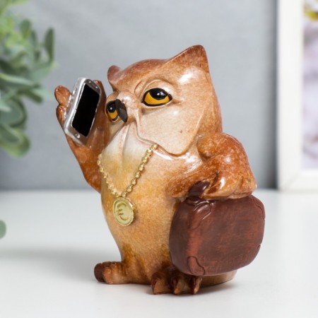 Souvenir Polystone Lac “Eagle -Businessman” 9,5x6x8.8 cm-3